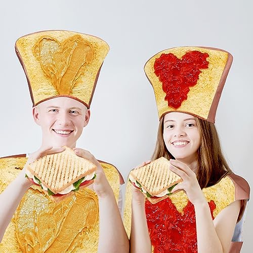 Marsui 2 Pcs Couple Halloween Food Costumes Cosplay for Adult