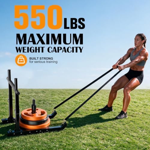 GanFindX Workout Weight Sled for Speed & Athletic Strength Training