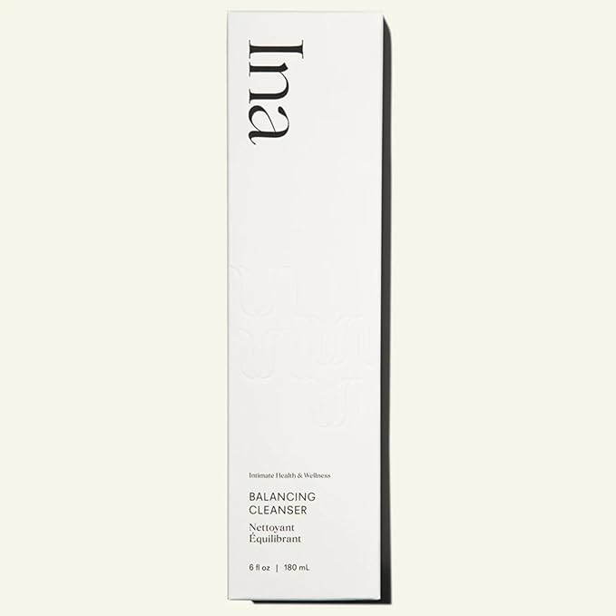 Ina Balancing Intimate Cleanser - pH Balanced Feminine Wash for Vulvar Care, Feminine Hygiene & Sensitive Skin - Non-Irritating Gynecologist Developed Intimate Wash w/Witch Hazel & Aloe, 6 fl oz