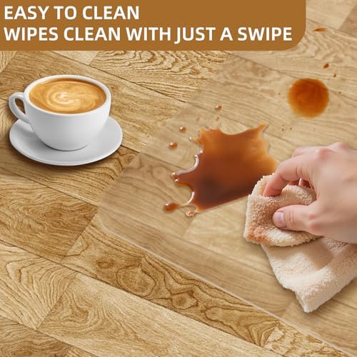Clear Office Chair Mat for Hard Floors, Plastic Floor Protector for Chairs