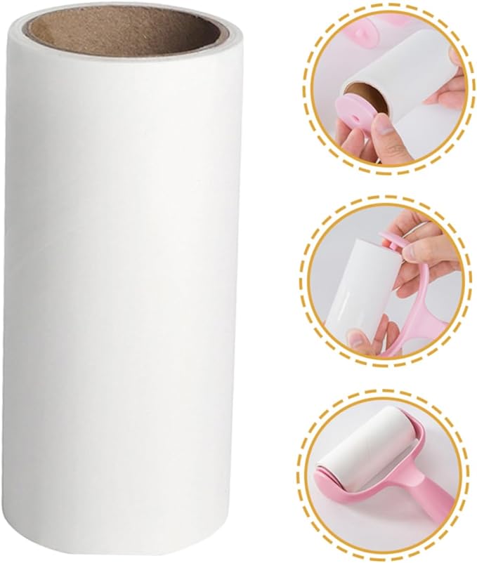 16pcs Lint Roller Set Refillable Sticky Rollers for Clothes Carpet and Furniture Convenient Pet Hair Remover for Home Use Lightweight Easy All Fabrics