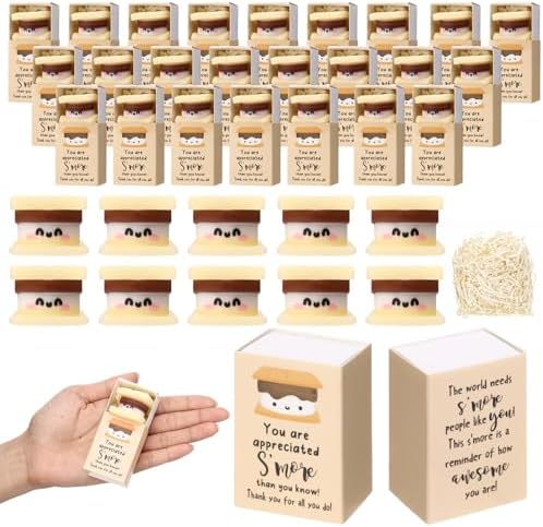 18 Sets Appreciation S'More Gifts for Employee Coworker Staff