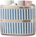 Toothbrush Rack Countertop Ceramic Toothbrush Box Bathroom Counter Storage Box Blue Toothpaste Box Can Hold Toothpaste Toothbrush and Comb Bathroom Toothbrush Holder(A), S11.3cm