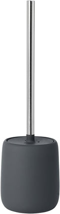 blomus -SONO Toilet Brush Ceramic/Plastic, Magnet, Toilet Set, Soft Touch, Hygienic, Freestanding Toilet Brush & Holder, Modern Bathroom Accessory (H x W x D): 39 x 11 x 11 cm, Magnet, 69040