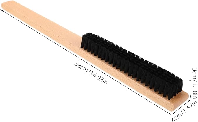 BESTYASH 5pcs Bristle Coat Brush Wood Handle Multipurpose Cleaning Brush for Hats Coats and Clothes Gentle Yet Lint Compact for Home Travel Use for Hair and Lint Removal