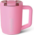 BrüMate Müv - 15oz 100% Leak Proof Insulated Coffee Mug with Handle & Lid - Stainless Steel Coffee Travel Mug - Double Walled Coffee Cup (Primrose)