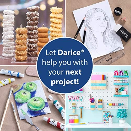 Darice 3 Piece Paper Mache House Box Set
