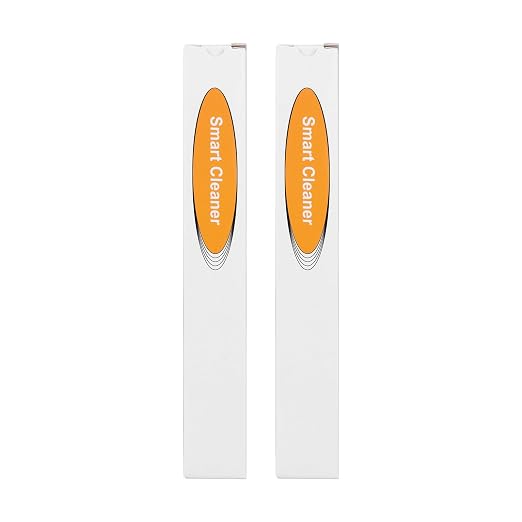 Xunsomten- 2 PCS Fiber Optic Cleaner Pen, LC/MU 1.25mm Ferrules Fiber Cleaning Pen Connector Clean, More Than 800+ Times, Fiber End Face Cleaner Tools, Includes Dust Caps