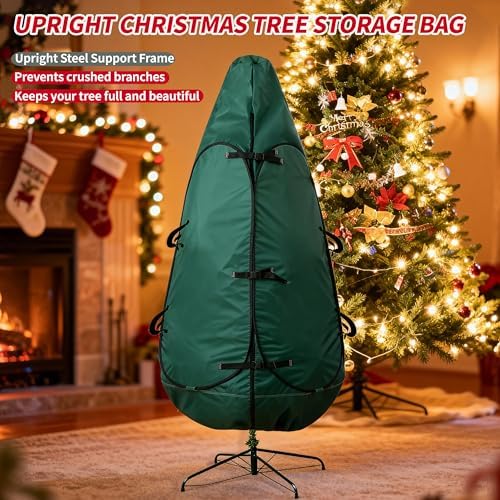 Upright Christmas Tree Storage Bag - 7.5 Ft, Artificial Tree Cover