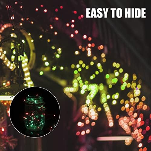 Brightown 12 Pack Christmas Red Green Fairy Lights Battery Operated