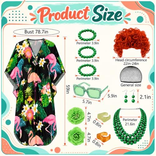 13 Pcs Halloween Landlady Costume Set for Women, Landlady Cosplay Outfits