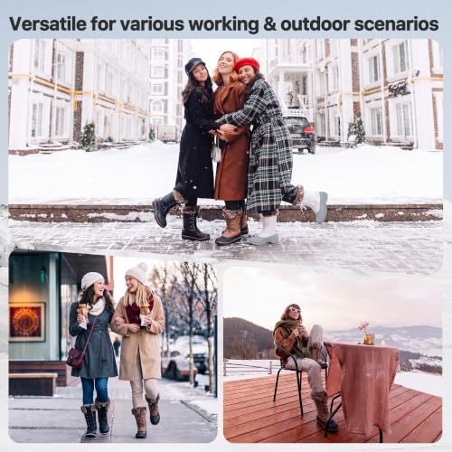 FREE SOLDIER Women's Winter Snow Boots Waterproof Shell