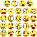 LOVESTOWN 24PCS Stress Balls Bulk for Party Favors, 2.5 Inch Squishy Toys