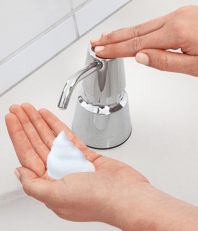 BOBRICK 8236 Manual Top Fill Foam Soap Dispenser, 6" Spout, 34 fl. oz. Capacity