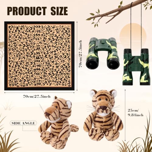 5 Pcs Safari Costume for Women Halloween Cosplay Outfit