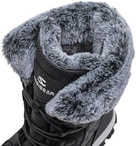 HOBIBEAR Women's Winter Snow Boots Warm Faux Fur