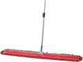 48 Inch Red Commercial Dust Mop & Floor Sweeper with Extendable Handle – Mop for Hardwood, Tile, and Concrete Floor Cleaning