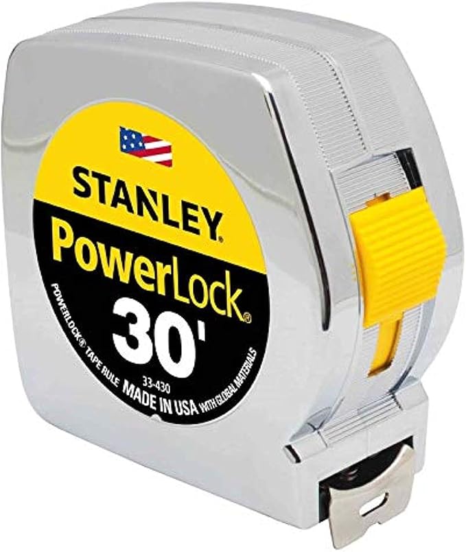 Stanley PowerLock Tape Measure (Carton of 4, 30-Foot)