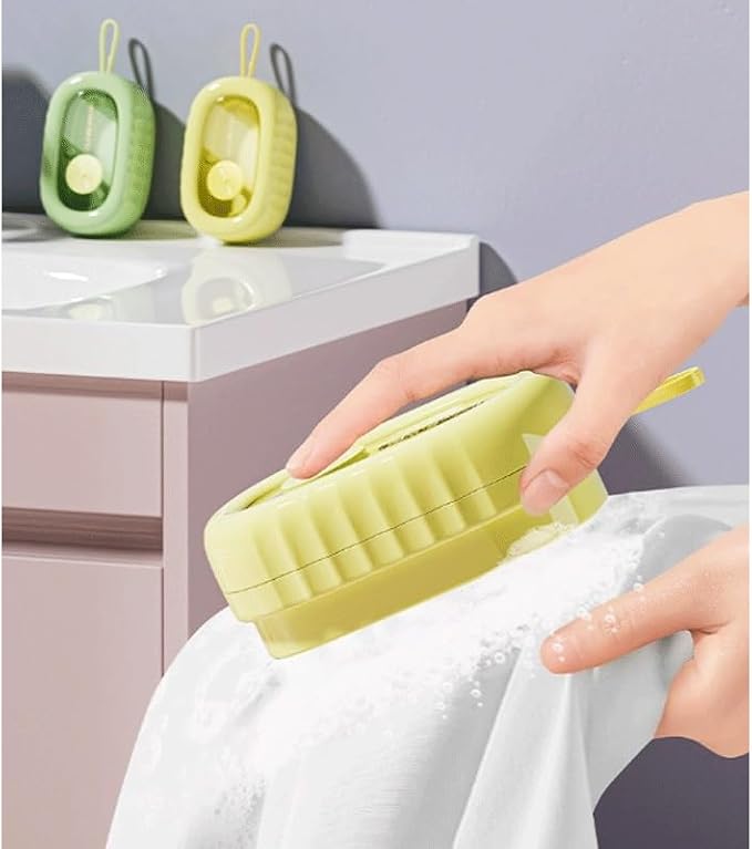 Household Close-Fitting Clothing Cleaning Brush Shoe Boot Press Liquid Addition Multi-Functional Laundry