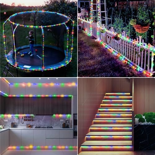 KNONEW 1000 LED Rope Lights Outdoor 328FT Rope Light for Outside Waterproof