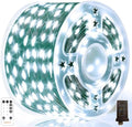 1200 LED Christmas Lights 394 FT Cool White Outdoor Remote Plug