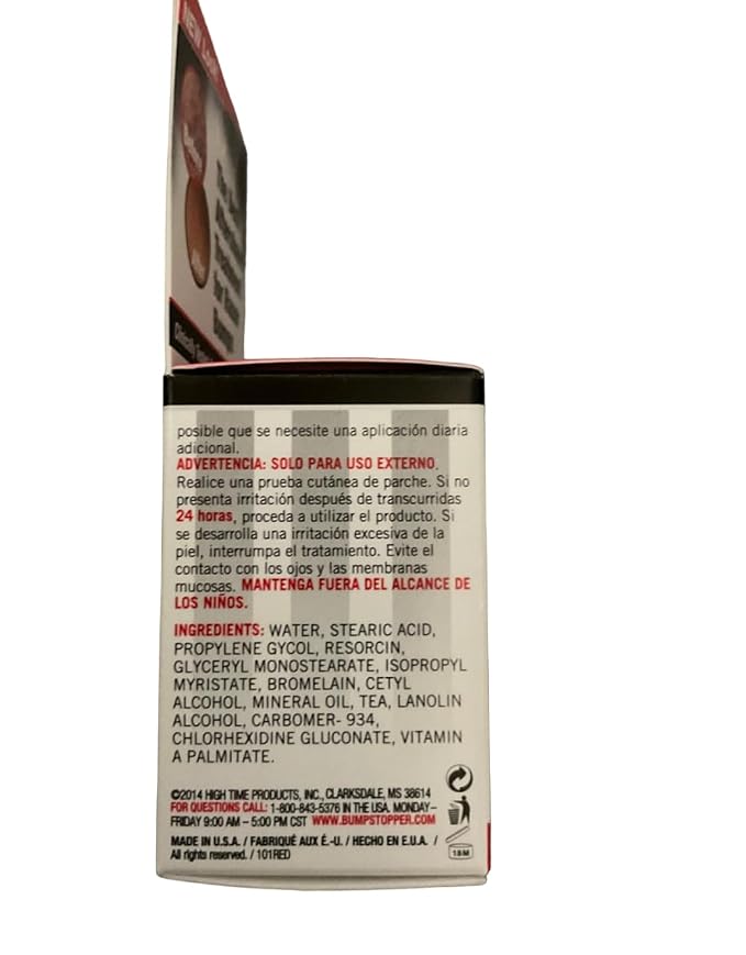 High Time Bump Stopper Sensitive Skin Razor Bump Treatment, 0.5 oz (Pack of 10)