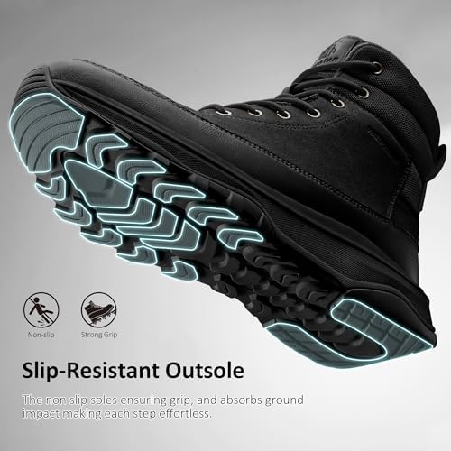 Coostar Snow Boots for Men Waterproof Outdoor Casual Winter Boot Lightweight with Arch Support
