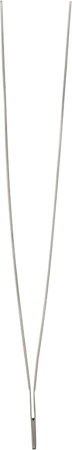 Mercer Culinary 18-8 Stainless Steel Precision Plus Chef Plating Tong, Straight, 11-3/4 Inch
