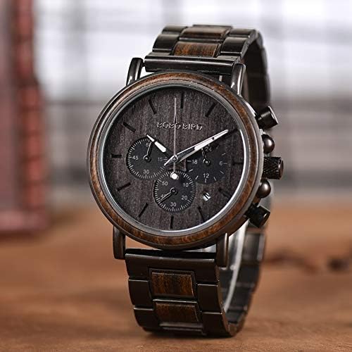 2win Engraved Wooden Watch for Boyfriend My MAN Fiancé Husband Customized Personalized Wood Watches for Men Birthday Anniversary Personalized Watch