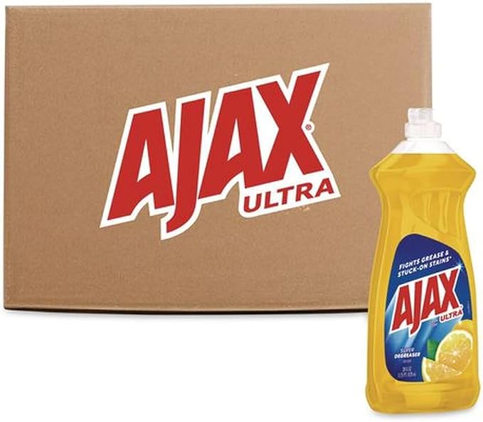 Dish Detergent, Lemon Scent, 28 oz Bottle, 9/Carton [ESS]