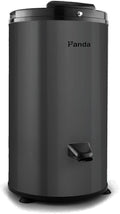 Panda 3200 RPM Portable Spin Dryer – 22lbs Capacity, Stainless Steel Drum & Outer Case, 110V – Sleek Dark Gray