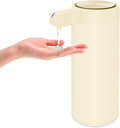 Automatic Soap Dispenser Stainless Steel with Sensor Infrared Soap Dispenser Electric IPX5 Waterproof USB-C Charging Motion Sensor for Kitchen & Bathroom (Champagne)