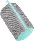 1/4PCS Shoe Washing Bag Washing Machine Laundry Bags Microfiber Closure Shoes Cleaning Bag Shoes Laundry Net Fluffy Fibers(1PCS-gray)