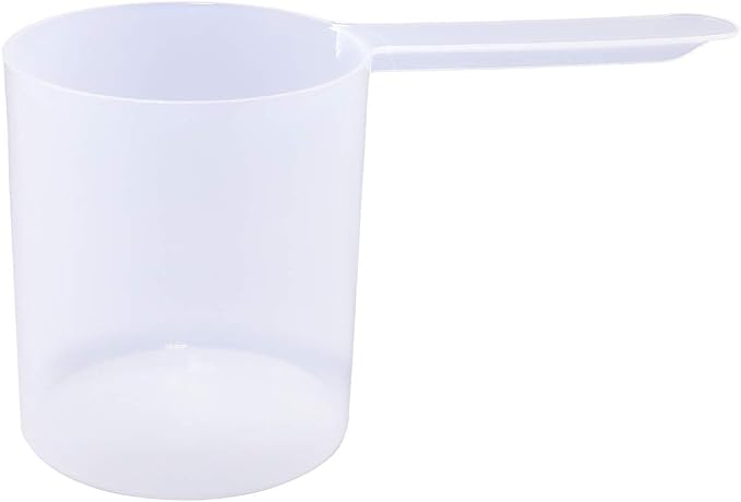 148cc Long Handle Measuring Scoop (.625 Cup / 5 oz / 148mL) - Heavy-Duty Plastic Spoon for Powders, Protein, Coffee, and Baking, 1-Pack