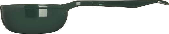 Carlisle FoodService Products 492808 Measure Miser Solid Measuring Spoon with Short Handle, 4 Ounces, Green