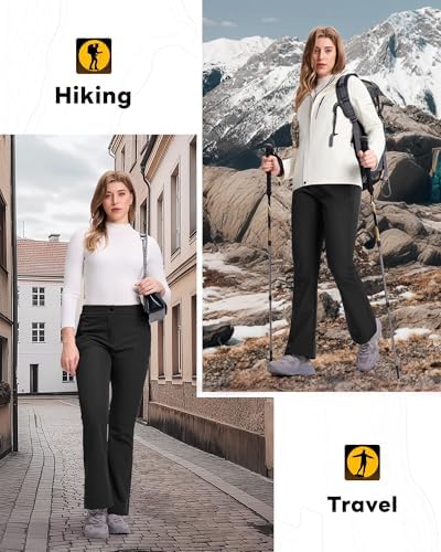33,000ft Womens Ski Snow Pants Water Resistant Fleece Lined Hiking Warm