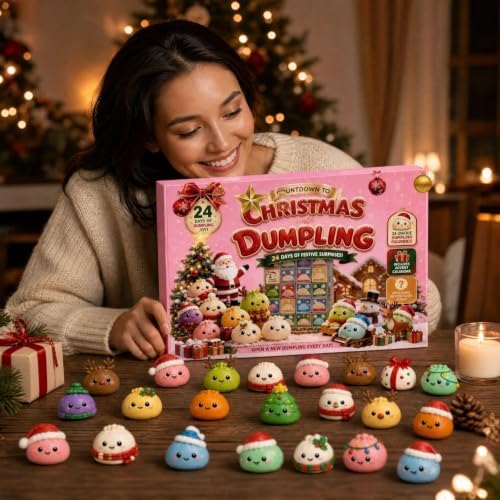 Squishy Advent Calendar 2026 Christmas Gift 24 Days Holiday Decor Countdown