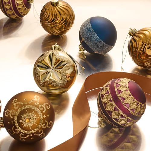 Valery Madelyn 16ct Christmas Tree Decorations Ball Ornaments 3.15 Inches