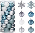 Valery Madelyn 50ct Christmas Tree Decorations Ball Ornaments 2.36 Inches