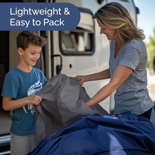Short Queen Size 4 Piece Bed Sheet Set - RV Short Queen Sheets - Dark Grey