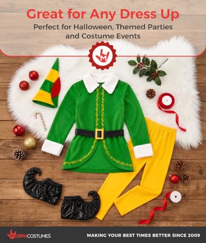 Morph Elf Costume Men, Elf Costume, Christmas Costumes, Halloween Costumes