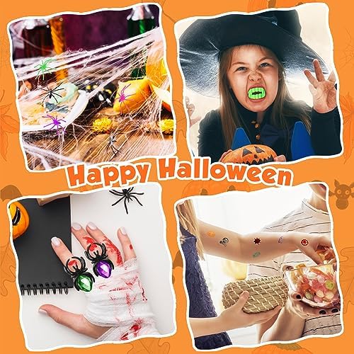 168pcs Halloween Party Favors for Kids, Prefilled Pumpkins Halloween Toys