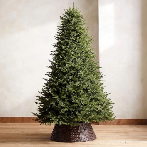 Balsam Hill BH Balsam Fir Full Tree - Realistic Artificial Christmas Tree with Premium Stand & Easy Assembly for Indoor Holiday Decorating, Unlit, 6.5ft