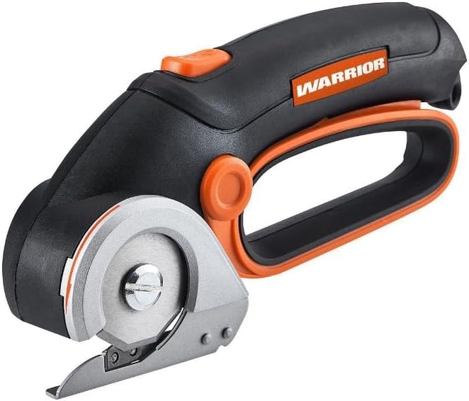 Generic 4V Cordless Power Cutter, Compatible with Warrior, Black, Stainless Steel Blade, 1/4 Inch Cutting Capacity