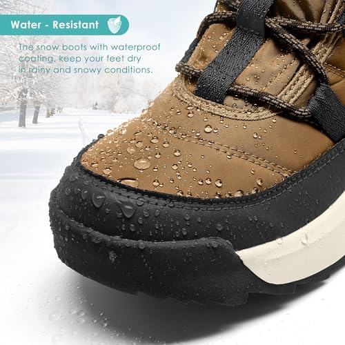 AIRHAS Women's Warm Snow Boots Cold Weather Winter Boots