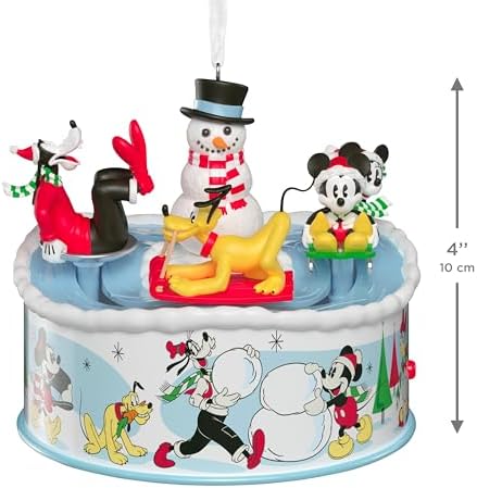 Hallmark Keepsake Disney Christmas Ornament (Mickey and Friends Sledding)