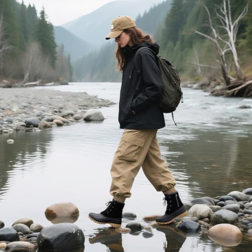 STQ Duck Boots for Women Waterproof Winter Boots Insulated Snow Boots