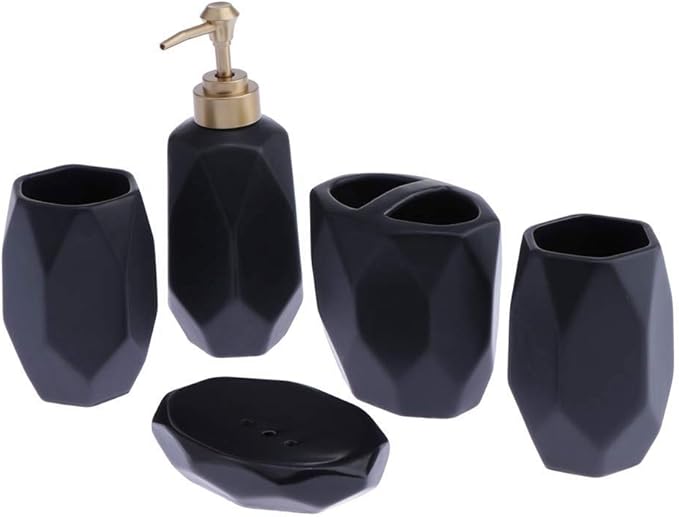 Soap Dispenser Wall-Mounted Black Shower Gel Box Household Hand Sanitizer Press Bottle Suitable for Bathroom and Kitchen Hotel