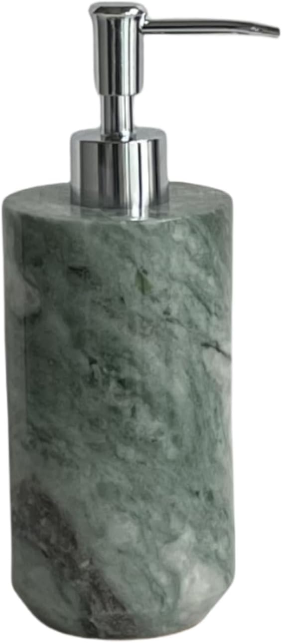 Natural Onyx Cloud Green Refillable Bathroom Liquid Dispenser, Lotions Soap Container (Onyx Cloud Green)