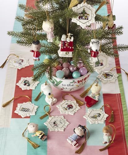 Lenox Peanuts Advent Calendar, 25-Piece Christmas Ornament Set